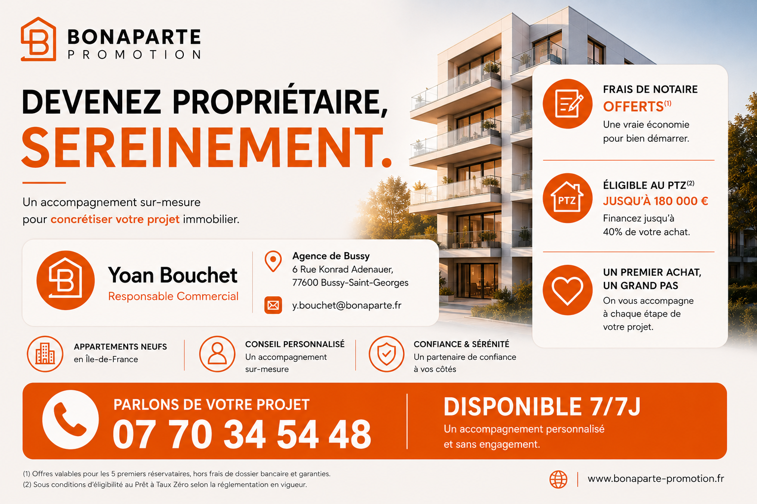 APPARTEMENT 2 PIÈCES NEUF DE HAUT STANDING À LOGNES – ÉLIGIBLE AU PTZ & FRAIS DE NOTAIRE OFFERTS*