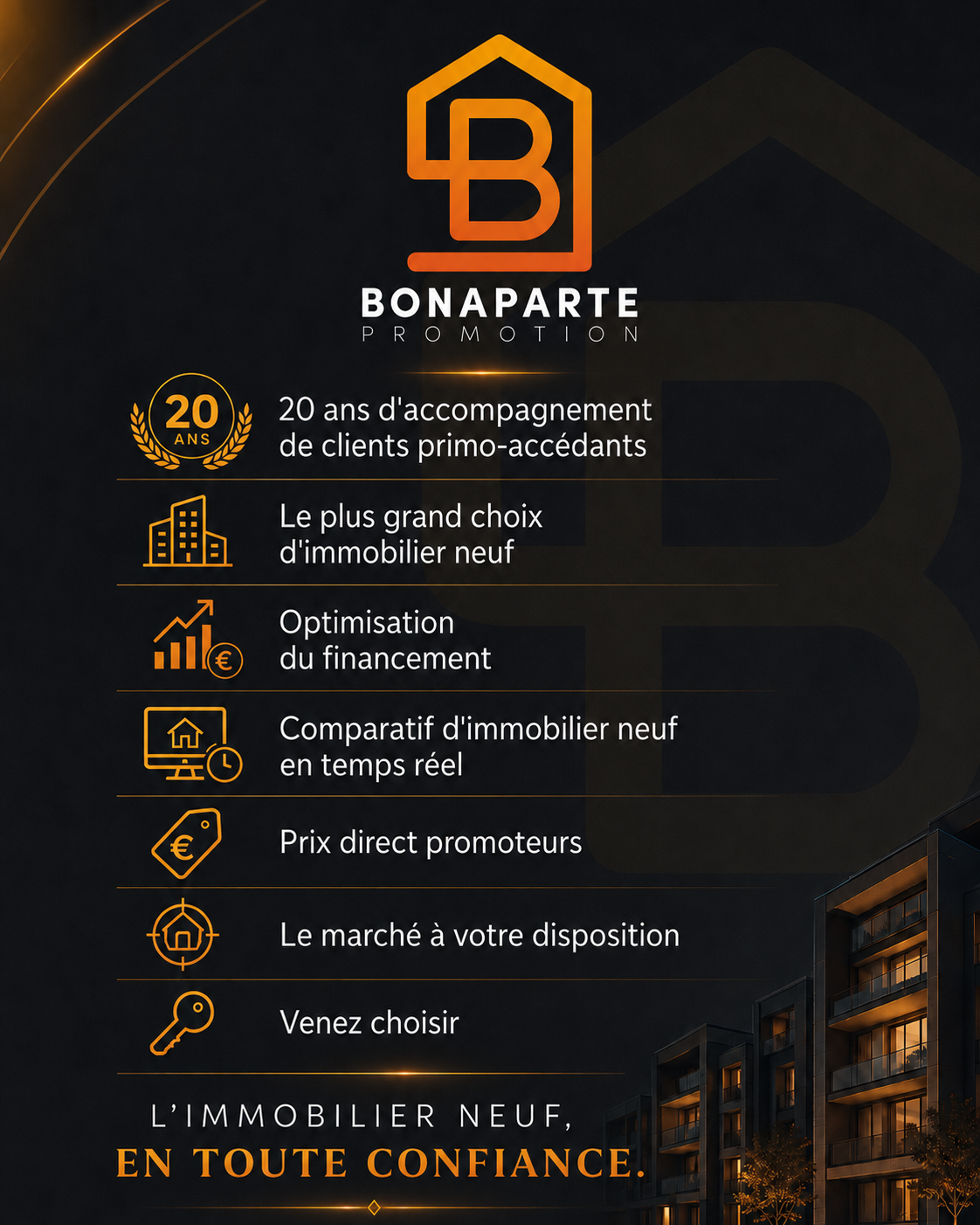 Frais de notaire offerts : charmant studio neuf en étage+balcon+parking à 300M DE LA GARE LIGNE J+H