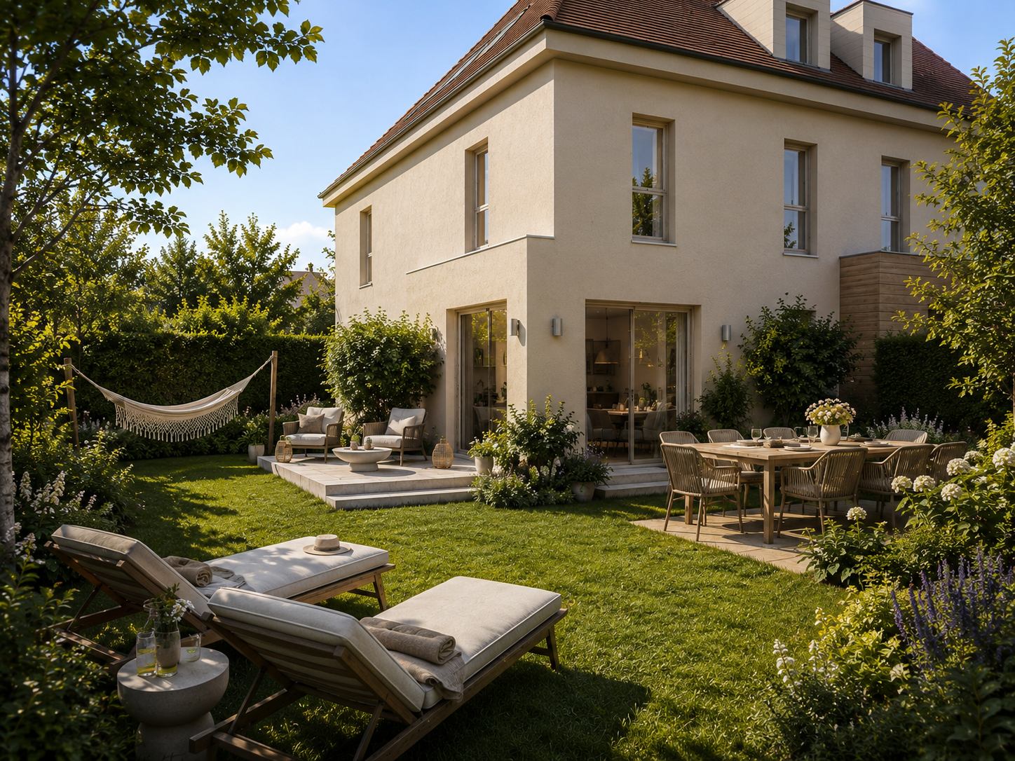 4 Pièces en TRIPLEX de 85 m2 avec JARDIN à 10 minutes de STRASBOURG !