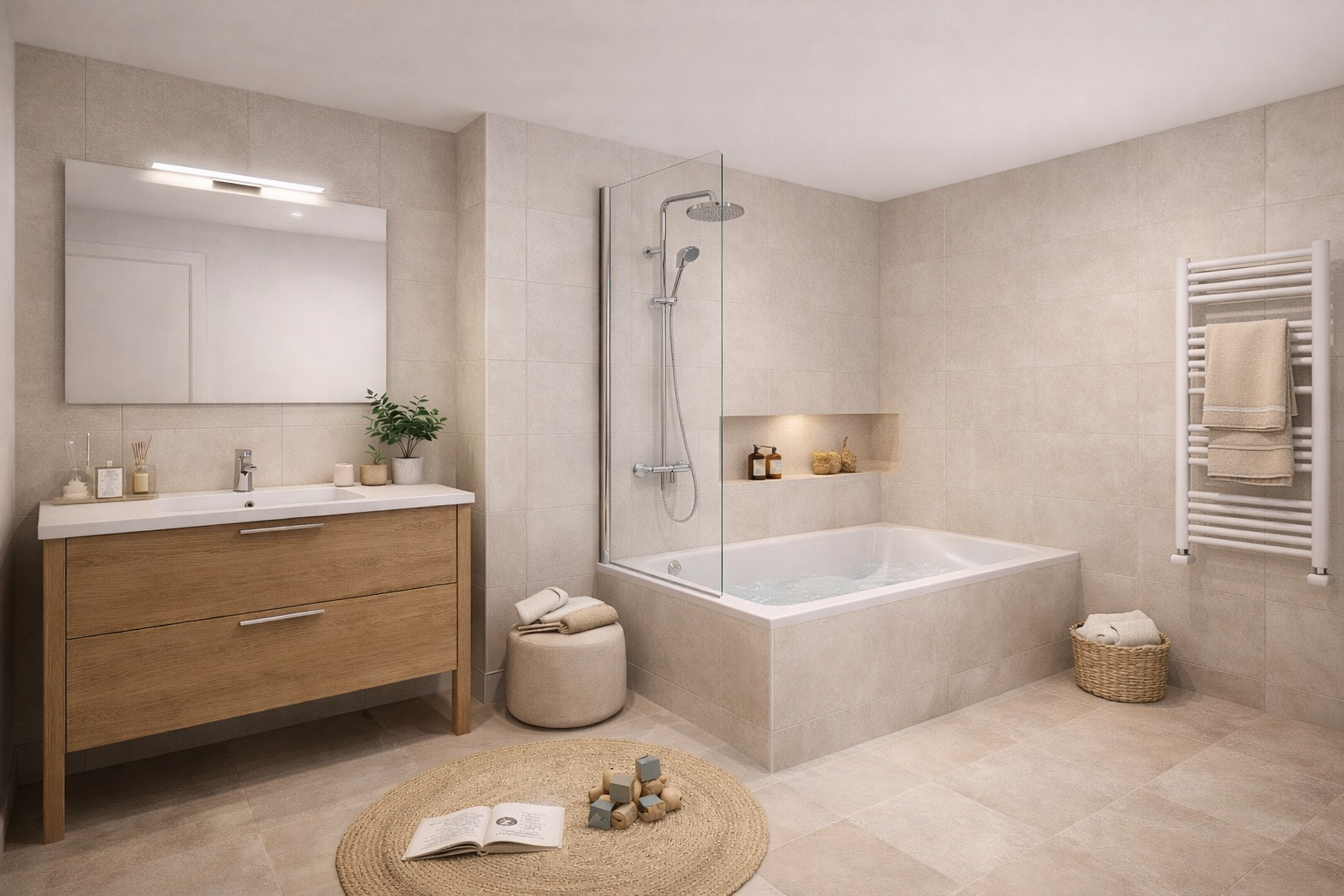 Frais de notaire OFFERTS – Livraison Immédiate – 3 pièces 60m² avec Balcons et parking