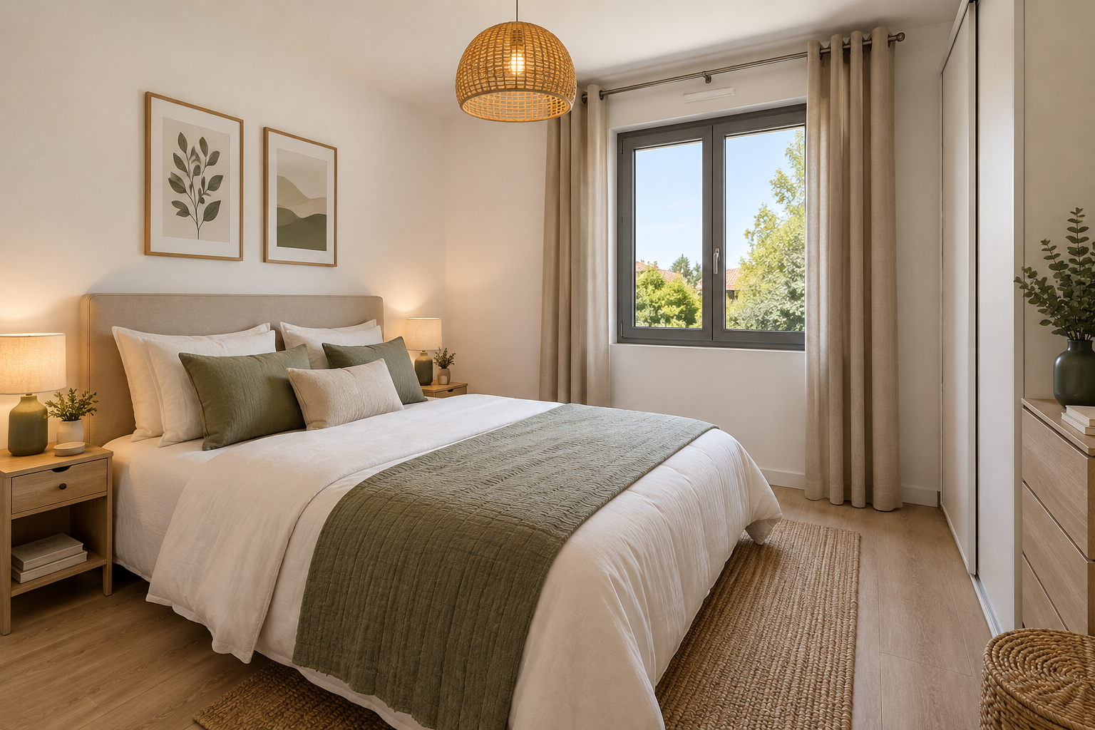 T2 DE 47 M² AU 1ER ÉTAGE AVEC LOGGIA SUD DE 8 M²